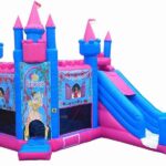 Princess Jumping Castle With Slide