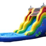 Shark Inflatable Water Slide