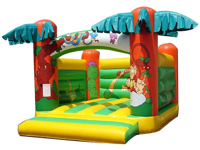 E131019 Jungle Bouncy Castle - Image 1