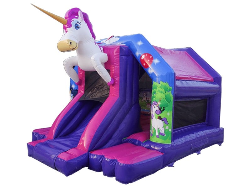 E132001-1.jpg Unicorn Bouncy Castle - Image 1