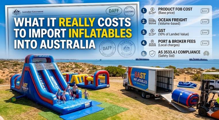 What It Really Costs to Bring Inflatables into Australia?