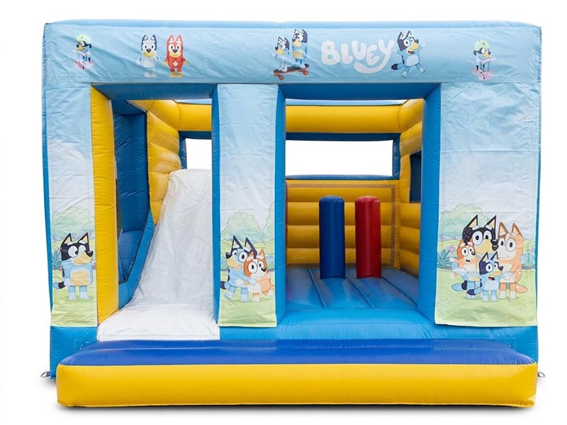 E102303 Medium Bluey Jumping Castle Combo - Image 1