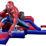 3d Spider Man Jumping Castle Combo