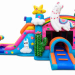 3d Leaping Llama Combo Jumping Castle