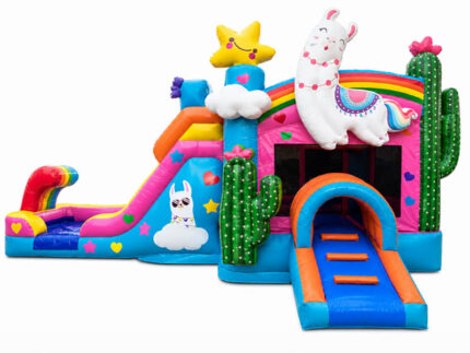 3d Leaping Llama Combo Jumping Castle