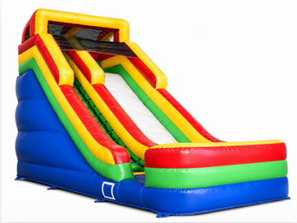 Rainbow Inflatable Dry Slide
