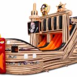 Inflatable Pirate Ship Dry Slide