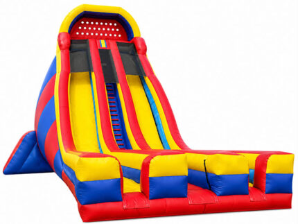 Inflatable Dual Lanes Dry Slide