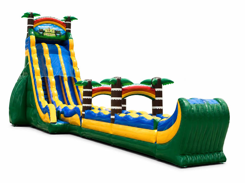 E104307 20m Tiki Rampage Dual Lane Waterslide - Image 1