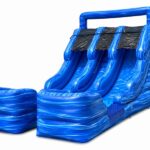 Blue Crush Inflatable Water Slide