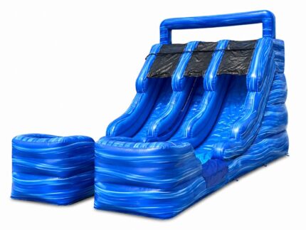 Blue Crush Inflatable Water Slide