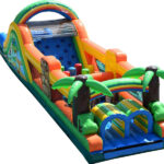 Tiki Island Dry Inflatable Obstacle Course