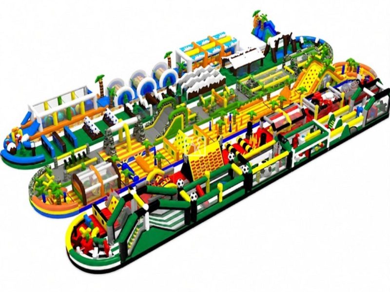 E105310 Multi-theme Longest Inflatable Obstacle Course - Image 1