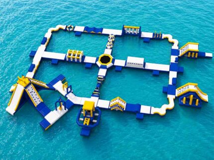 Park Inflatable For Open Water Park 160 People