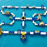 Floating Inflatable Water Park 200 People