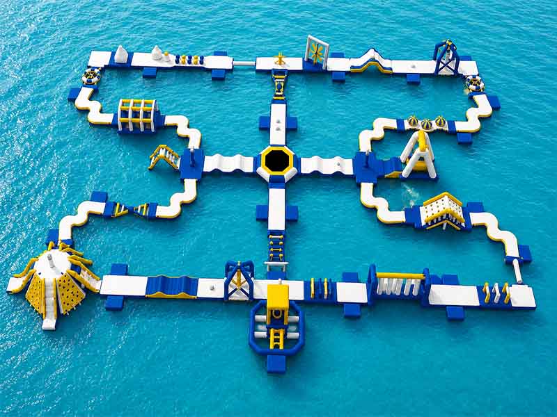 E109305 Floating Inflatable Water Park 200 People - Image 1