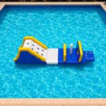 Mini Inflatable Pool Obstacle Course Park