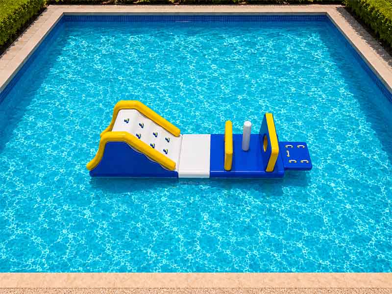 E109311 Mini Inflatable Pool Obstacle Course Park - Image 1