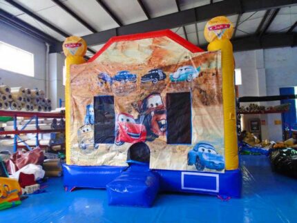 Cartoon Racing Car Jumping Castle