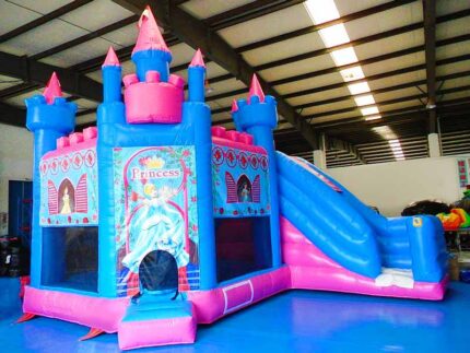 Princess Jumping Castle With Slide