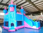 Princess Jumping Castle With Slide - Image 3